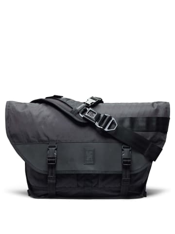 CHROME Citizen 24 - Umhängetasche 16" 58 cm (steel blue) in black XRF