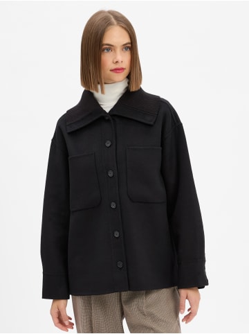 OPUS Kastenjacke Josia in schwarz