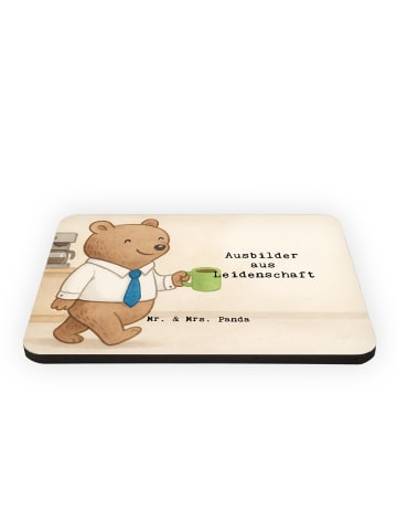 Mr. & Mrs. Panda Magnet Ausbilder Leidenschaft Design mit Spruch in Weiß