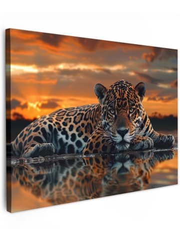 MuchoWow Leinwand Bilder Jaguar