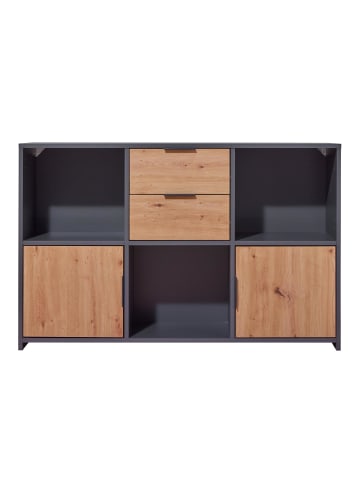 ebuy24 Sideboard Pepeto Grau 120 x 30 cm