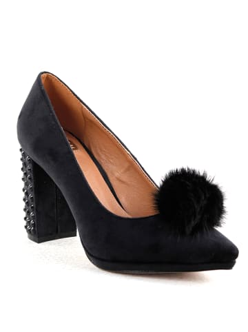 Eferri Party Schuhe Rabbit in Schwarz