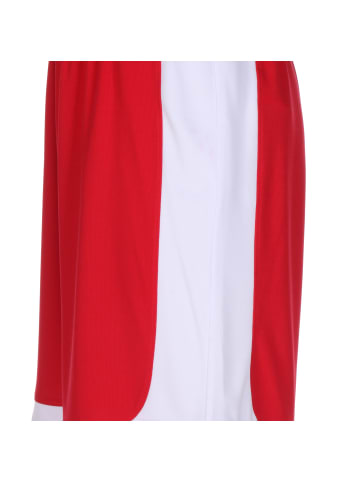 Spalding Shorts Hustle in rot / weiß