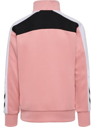 Hummel Kinder Trainingsanzug "Colorblock Tracksuit" in Rosa
