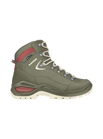 LOWA SHOES "Renegade Evo GTX Mid" in graugrün/panna