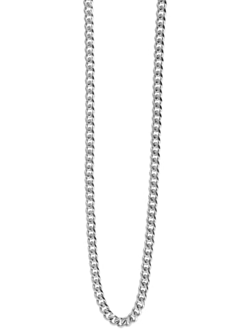 Adeliás Unisex Halskette – Panzerkette aus Edelstahl 50 cm in silber