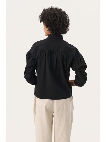 PART TWO Langarm - Hemd NurtaPW Relaxed fit in Black