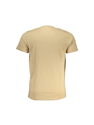 cavalli CLASS Beige Baumwoll-T-Shirt