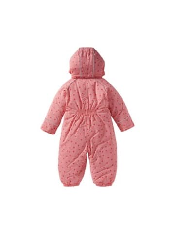 Bornino Schneeoverall mit Kapuze Sterne in Rosa