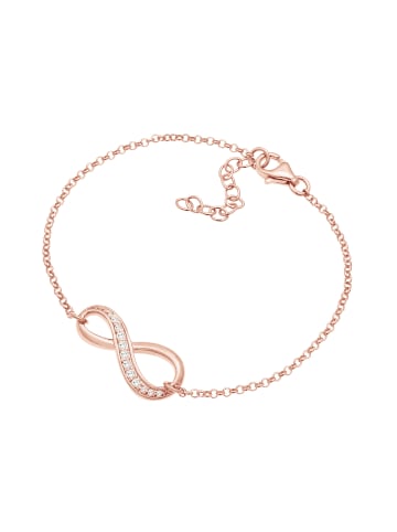 Elli Armband 925 Sterling Silber Infinity in Rosegold