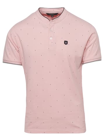 KOROSHI Kurzarm-Polo in pink