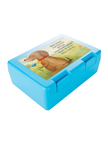 Mr. & Mrs. Panda Bentobox Hund Blume Design mit Spruch in Weiß