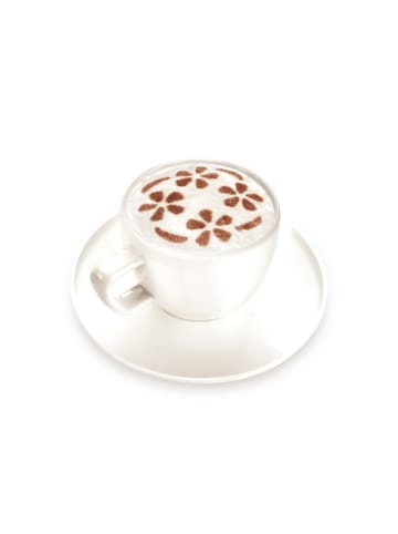 Tescoma Cappuccino-Schablonen myDRINK, 6 Stück in grau