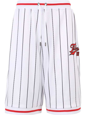 FUBU FUBU Mesh-Shorts in red/black