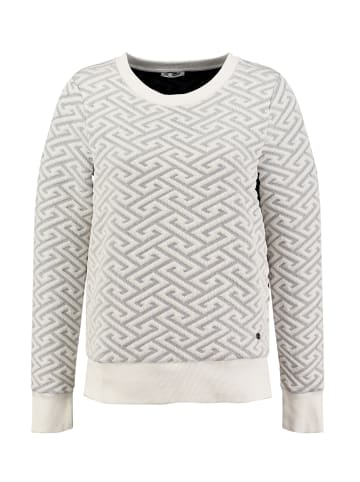 KEY LARGO Pullover 'PATTERN' in grau-meliert