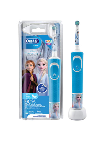 Oral-B Elektrische Zahnbürste "Vitality Kids - Frozen" in Hellblau