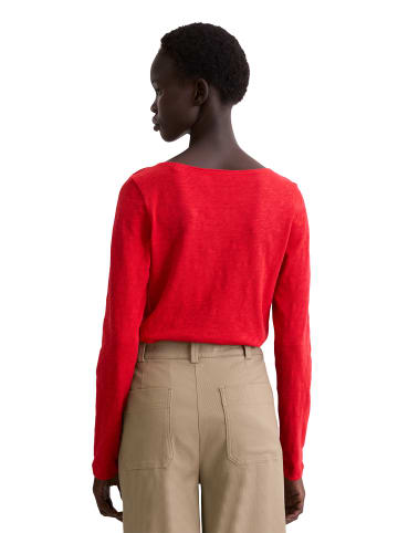 Marc O'Polo U-Boot-Longsleeve regular in Bright Red