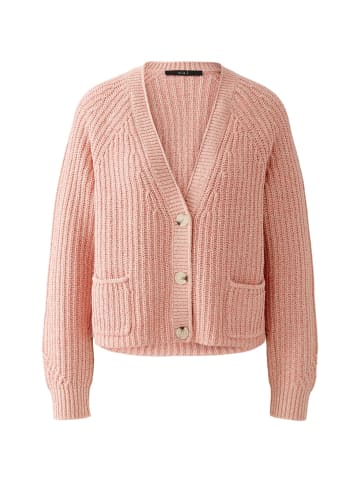 Oui Strickjacke LAFONYA in rose red