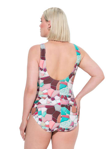 Ulla Popken Badeanzug in petrol