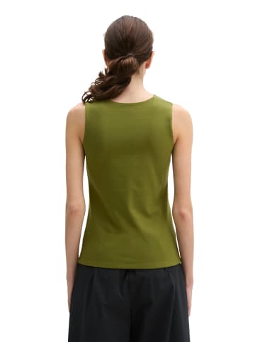 Marc O'Polo V-Neck-Top slim in Shaded Fern
