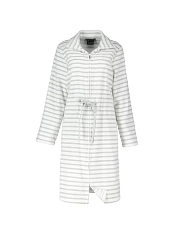 Cawö Cawö Bademäntel Damen Reißverschluss Breton 6597 silber - 76 in silber - 76