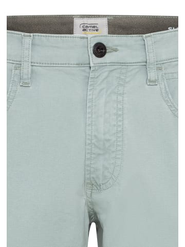 Camel Active Slim Fit 5-Pocket Hose in Türkis