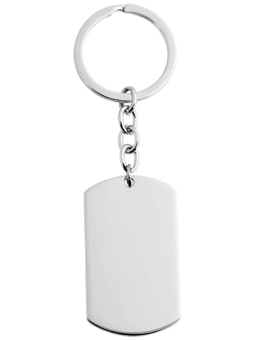 Adeliás Unisex Anhänger – Schlüsselanhänger aus Edelstahl in silber