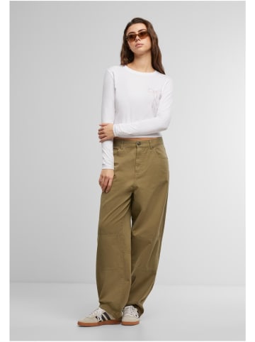 Mister Tee Longsleeve "Bow Oneliner Ladies Short Longsleeve" in Weiß