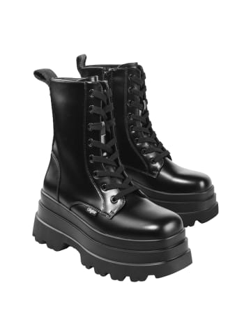 Buffalo Plateaustiefel in Schwarz