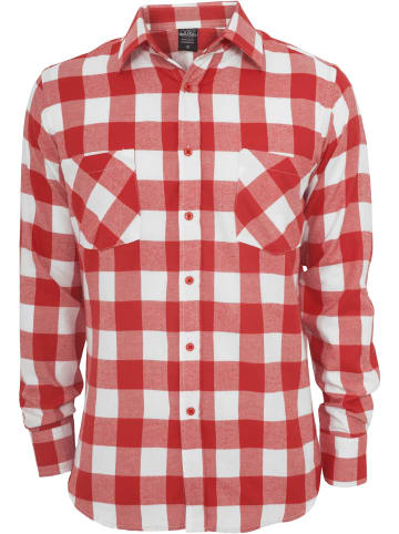 Urban Classics Flanell-Hemden in wht/red