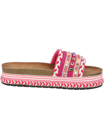 Palado Plateau-Pantoletten Vaphine by Sila Sahin in Pink