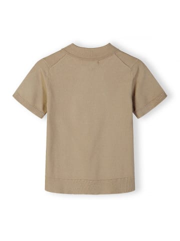 Minoti Poloshirt 29KNIT251 in stone