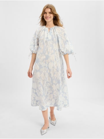 SAMSOE & SAMSOE Kleid Samatera in hellblau weiß - 0001