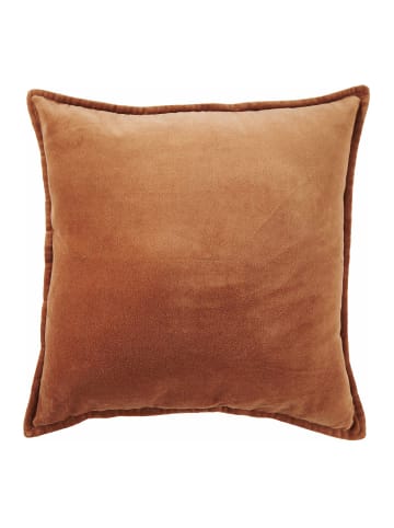 Butlers Dekokissen COTTON VELVET in Hellbraun