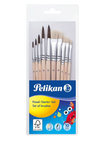 Pelikan Pinsel-Set PI10/SB Packung mit 10 Stück