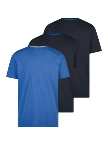 Redmond T-Shirt Basic in Dunkelblau / blau