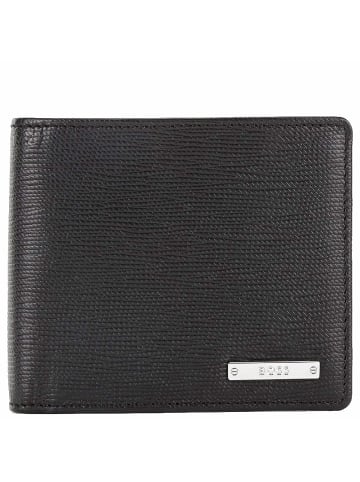 BOSS Gallery A - Herrengeldbörse 8cc Leder 10 cm in schwarz