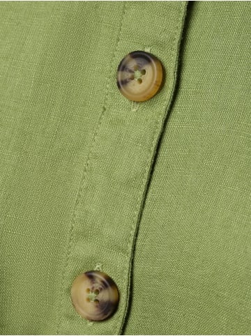 Franco Callegari Leinenbluse in erbse