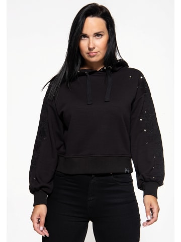 Queen Kerosin Queen Kerosin Hoodie Rose Face in schwarz