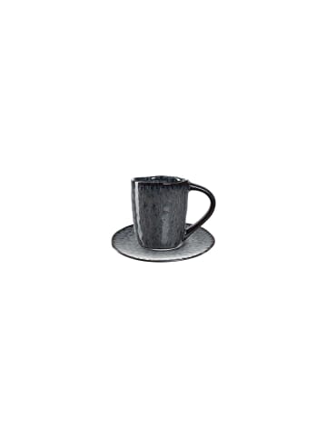 LEONARDO 8er Set Espressotassen Matera in Anthrazit