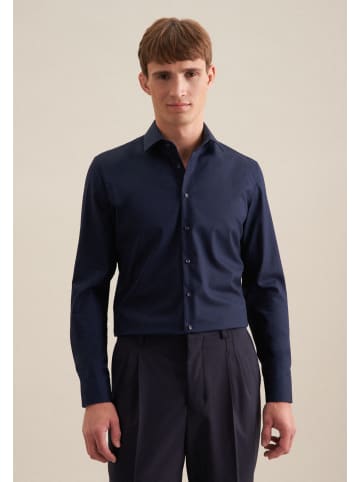 Seidensticker Business Hemd Slim in Dunkelblau