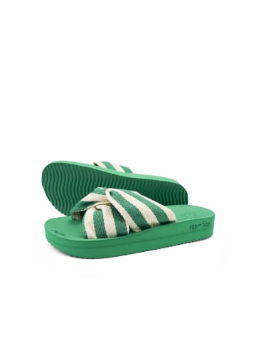 Flip Flop Slides "wedgy*twist" in SmaragdgrÃ¼n