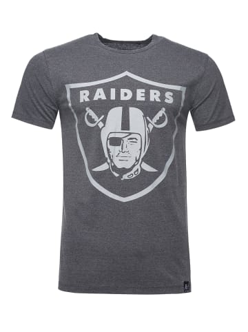 Re:Covered T-Shirt NFL Raiders Classic Vintage in dunkelgrau