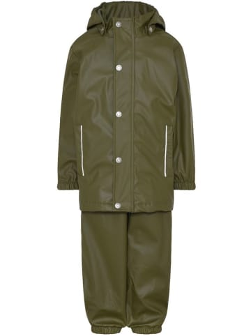 En Fant Kinder Regenset "Rainwear Set Solid" in Grün
