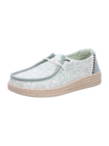 Hey Dude Slipper Wendy in green/white