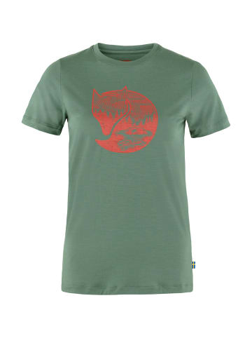 FJÄLLRÄVEN Damen Abisko Wool Fox Shirt in Grün