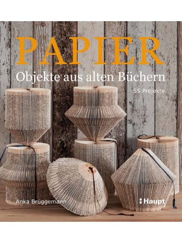 Haupt Papier-Objekte aus alten Büchern