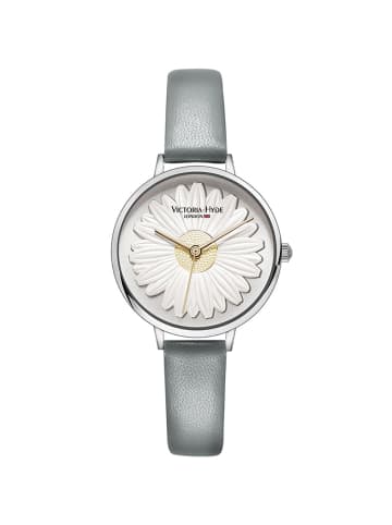 Victoria Hyde London Uhr Maida Vale Daisy in Silber/Grau - (D)32mm