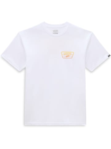 Vans T-Shirt "Full Patch Back Ss Tee" in Weiß