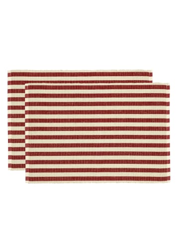 SÖDAHL Tischset Statement Stripe in Red